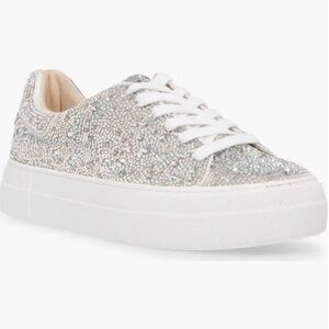 Sidny Crystal Pavé Platform Sneaker (Women)